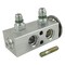 Truckair Exp. Valve - Block-Flange, Category: Expansion Valve, Type: Block, Style: Flange - Oring, Inlet 12-3040A - alternate 3